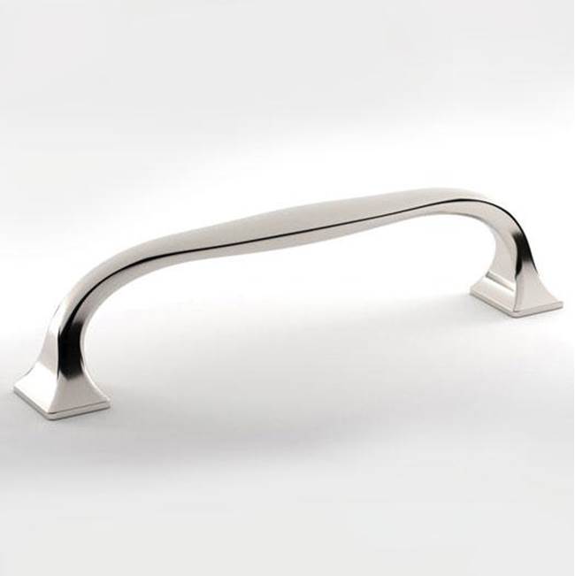 Water Street Brass Lexington 12'' Appliance Pull - Hammered - Polished Nickel