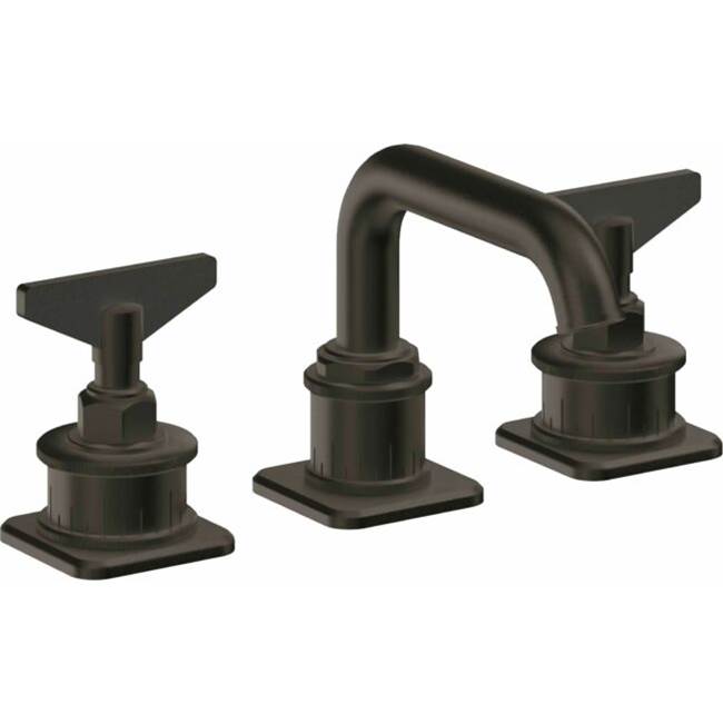 California Faucets Widespread Low Spout - Blade Handle with ZeroDrain