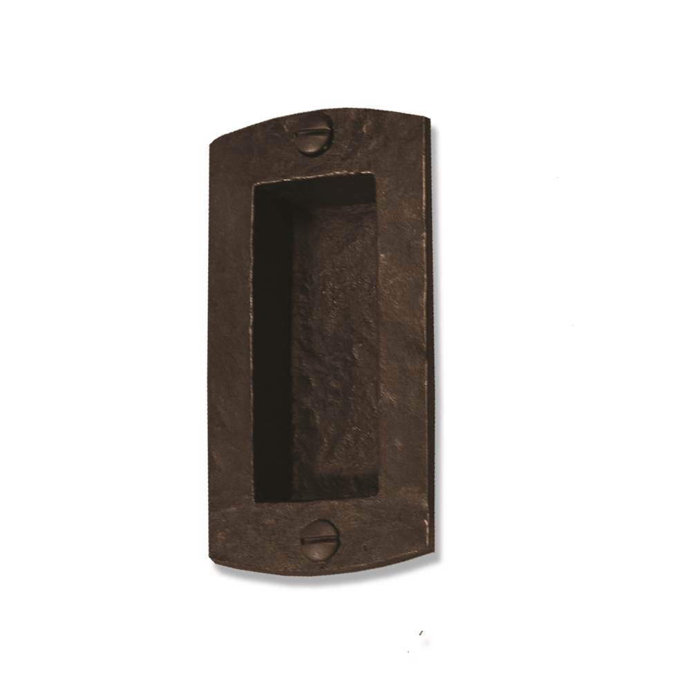 Coastal Bronze Pocket Door Pull - 4'' - Arched