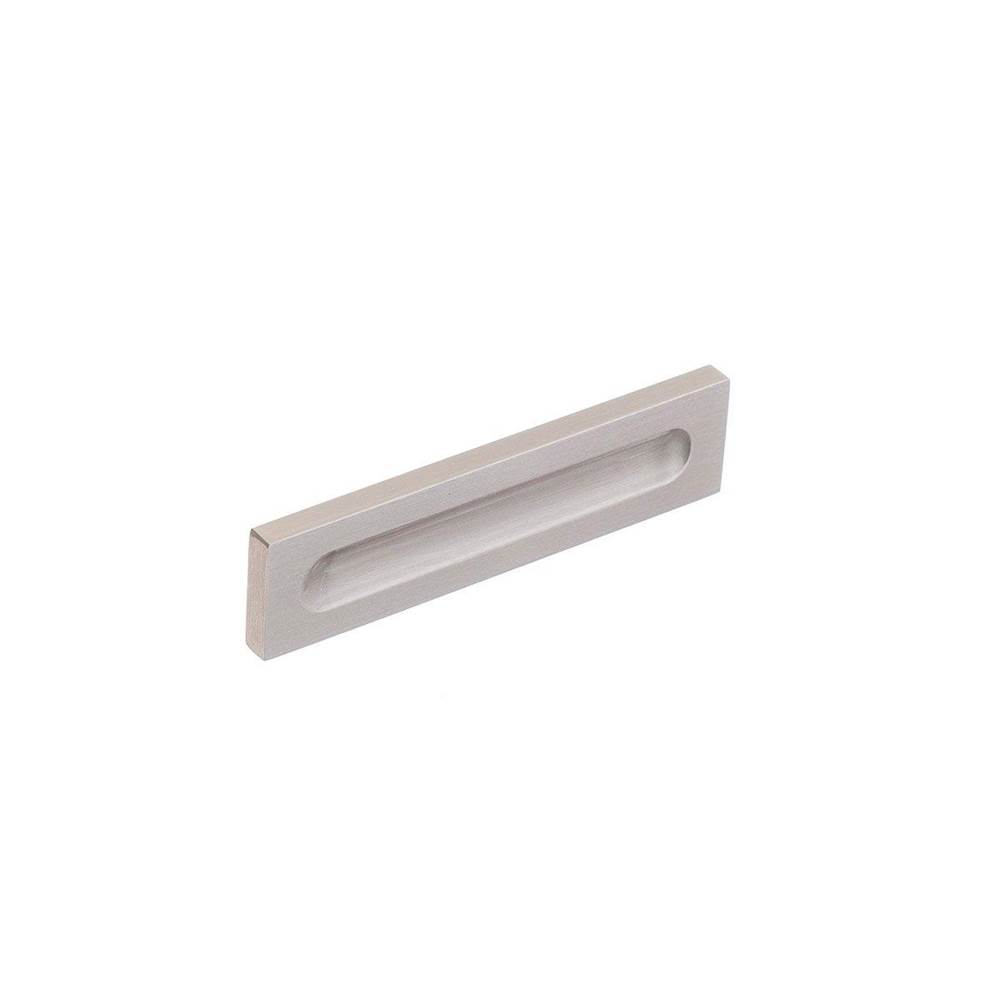 Colonial Bronze Pocket Edge Pull Hand Finished in Satin Nickel