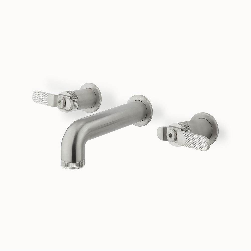Crosswater London Union Wall-mount Widespread Basin Faucet with Lever Handles BN