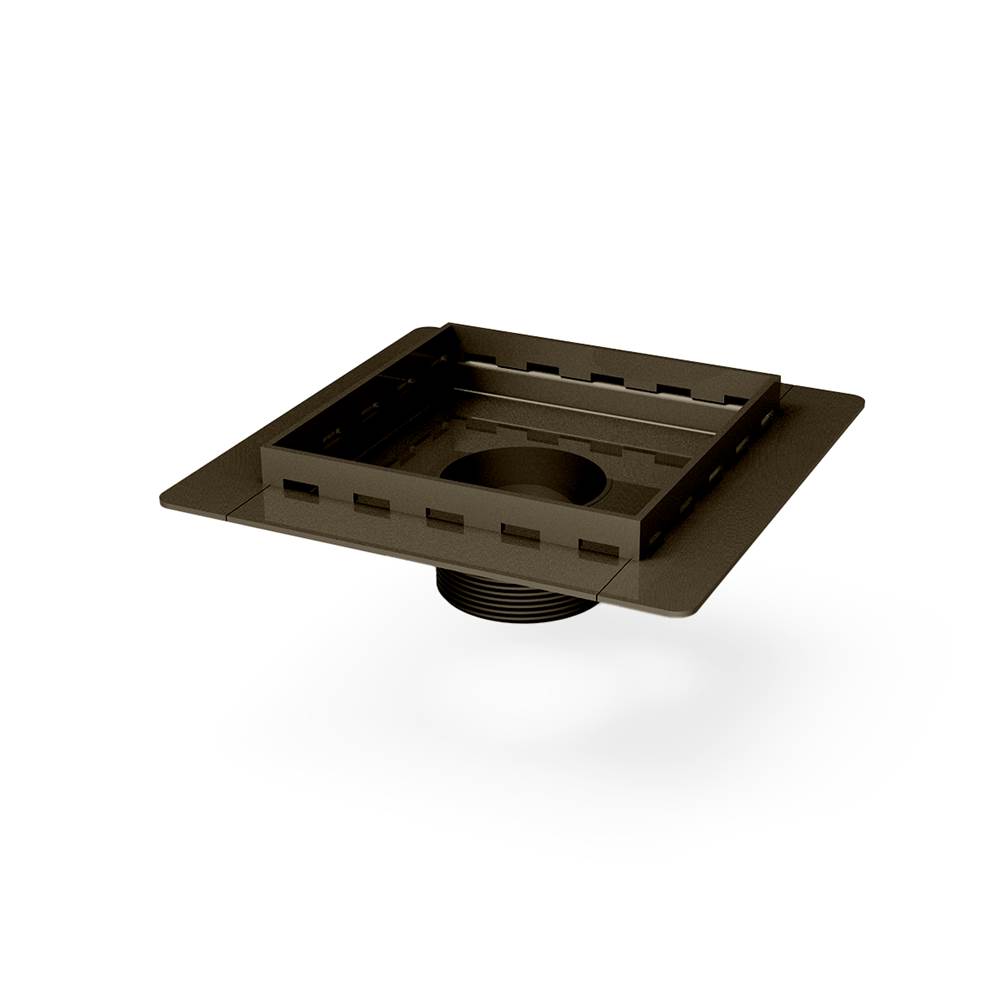 Infinity Drain 5'' x 5'' Stainless Steel 2” Throat only for TDF 5 series in Oil Rubbed Bronze