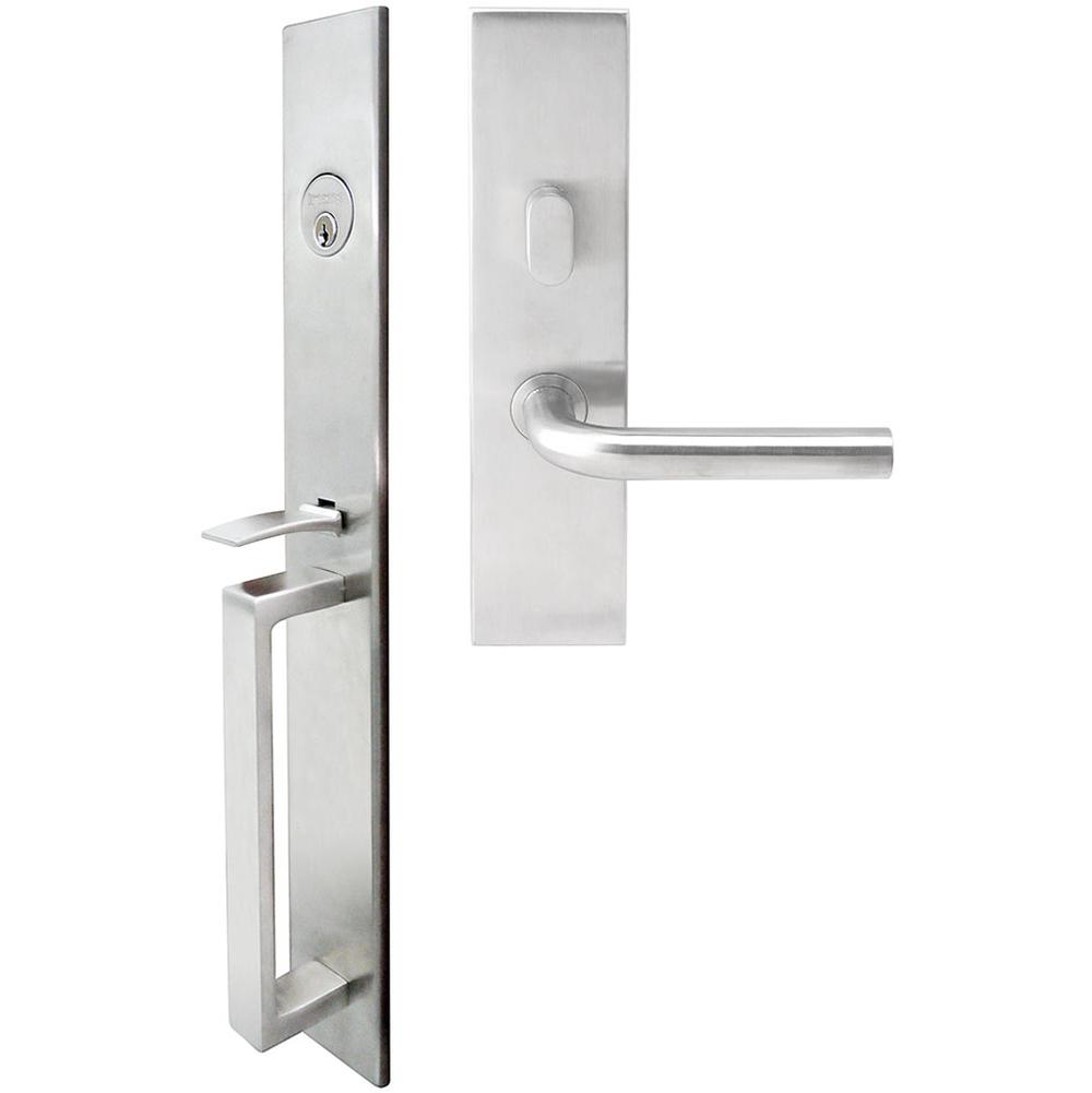 INOX BW Handleset MT Mortise 101 Cologne Entry 2-1/2''  BS 32D LH