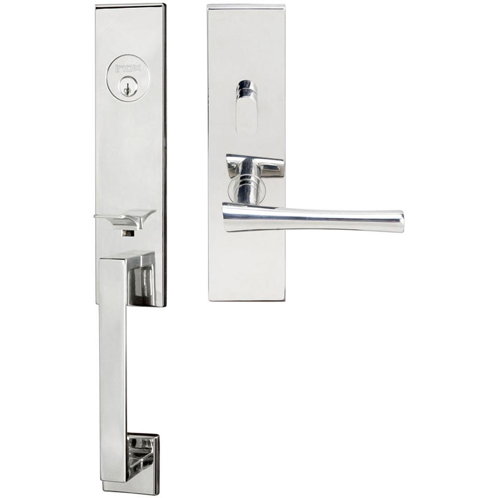 INOX MH Handleset MT Mortise 214 Champagne Entry 2-1/2''  32 LHR