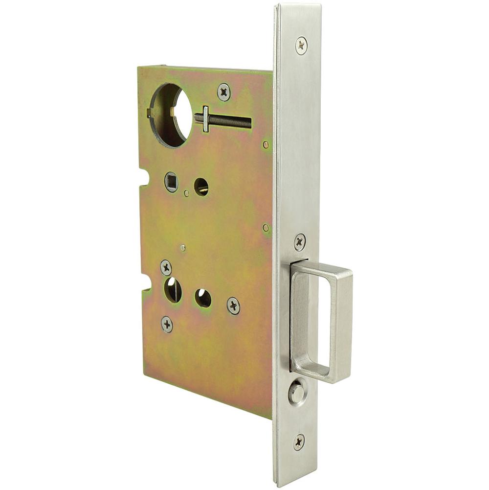 INOX 8010 Pocket Lock Passage, FH22 Trim, US32