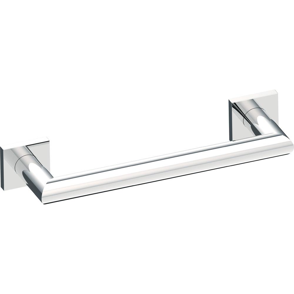 Kartners 9600 Series 36-inch Mitered Grab Bar with Square Rosettes-Titanium