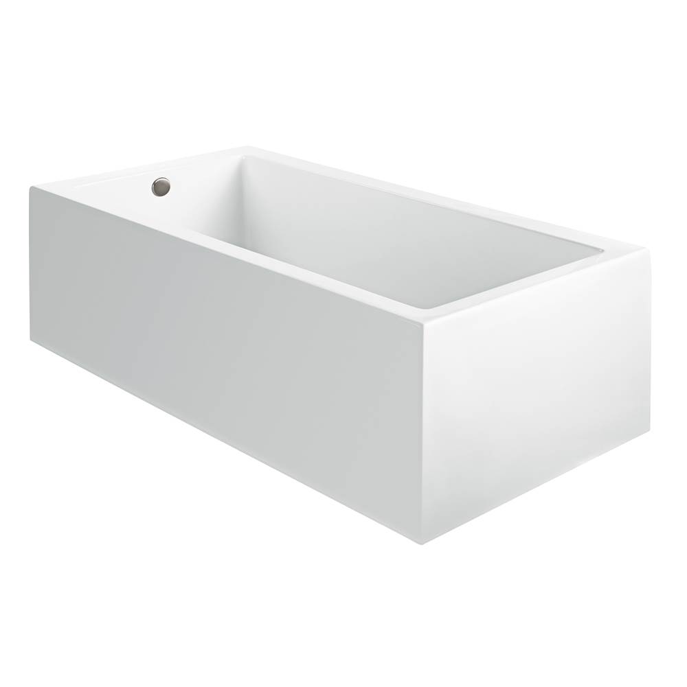 MTI Baths Andrea 11A Acrylic Cxl Sculpted 3 Side Air Bath Elite - White (60X36)