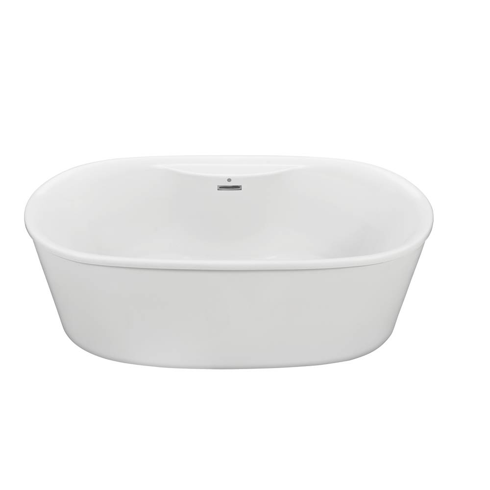 MTI Baths Adel 4 W/Deck Dolomatte Freestandingair Bath - White (66X31)