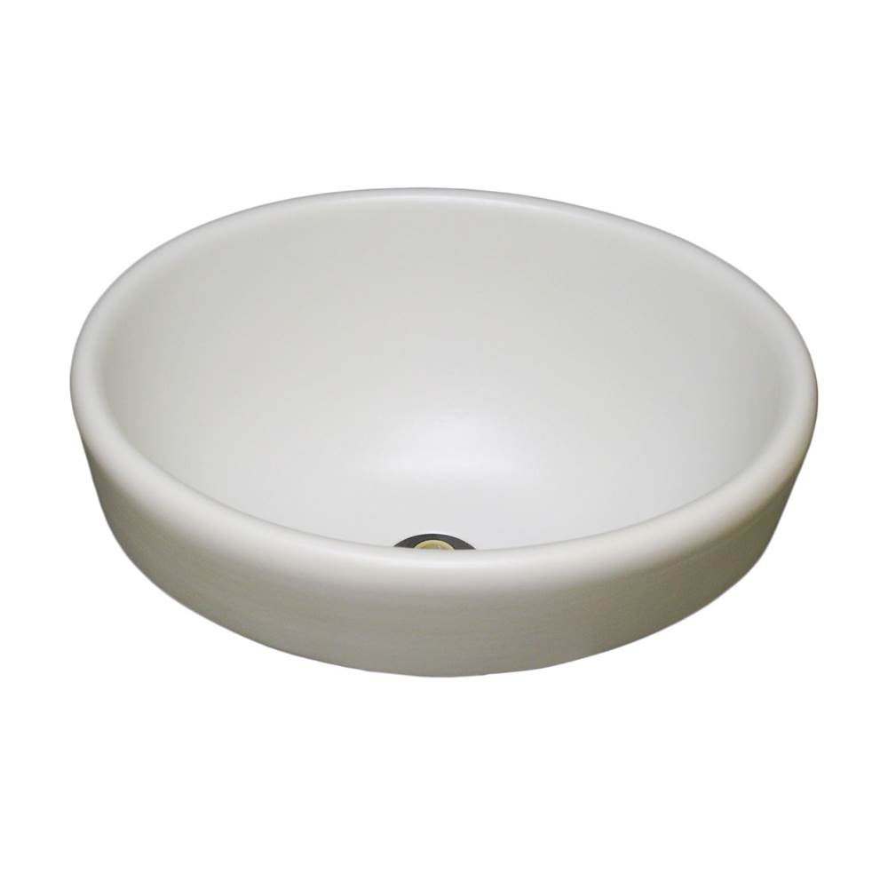 Marzi Sinks Oval Half-Exposed Rounded Rim  48 Bisque