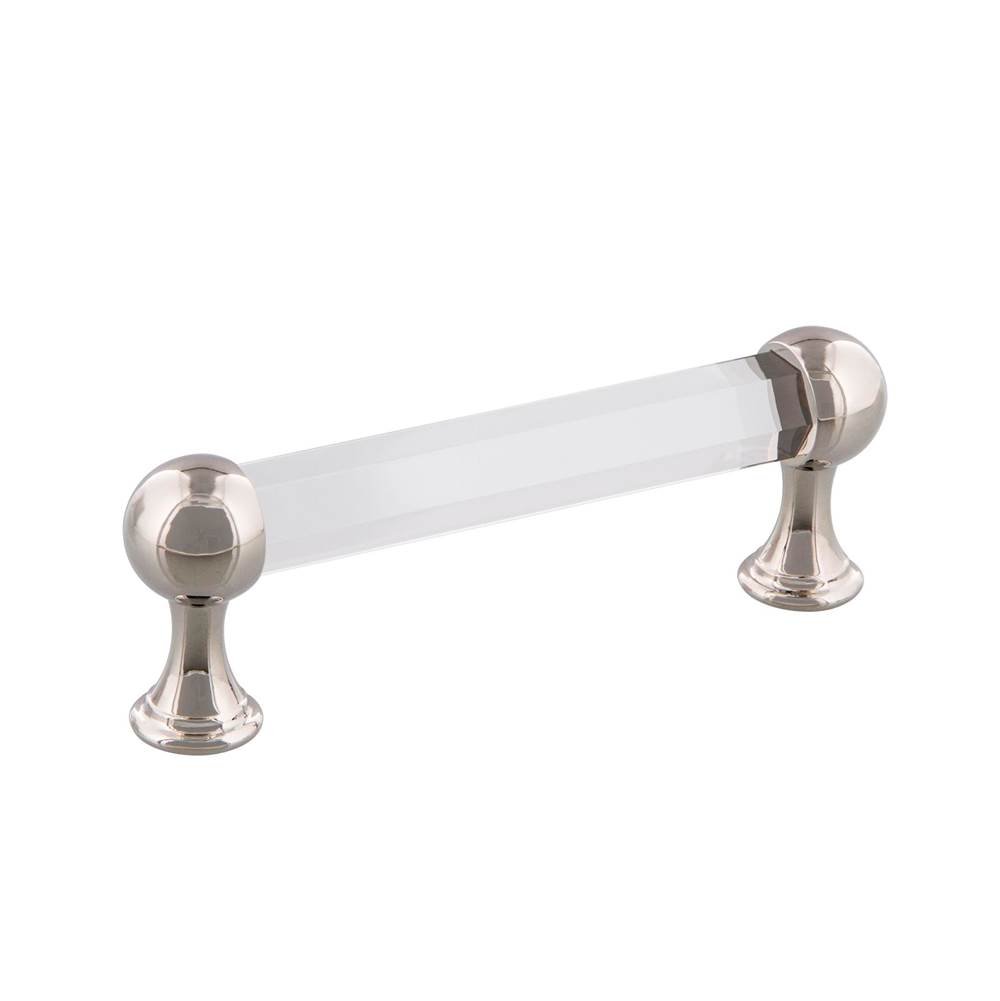 Nostalgic Warehouse Nostalgic Warehouse Crystal Handle Pull 3.75'' On Center in Polished Nickel