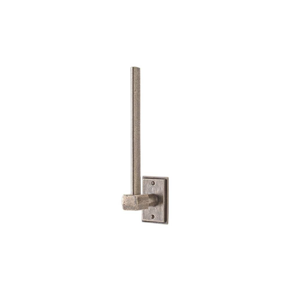 Rocky Mountain Hardware Hammered Escutcheon Paper Towel Holder, vertical, Tempo