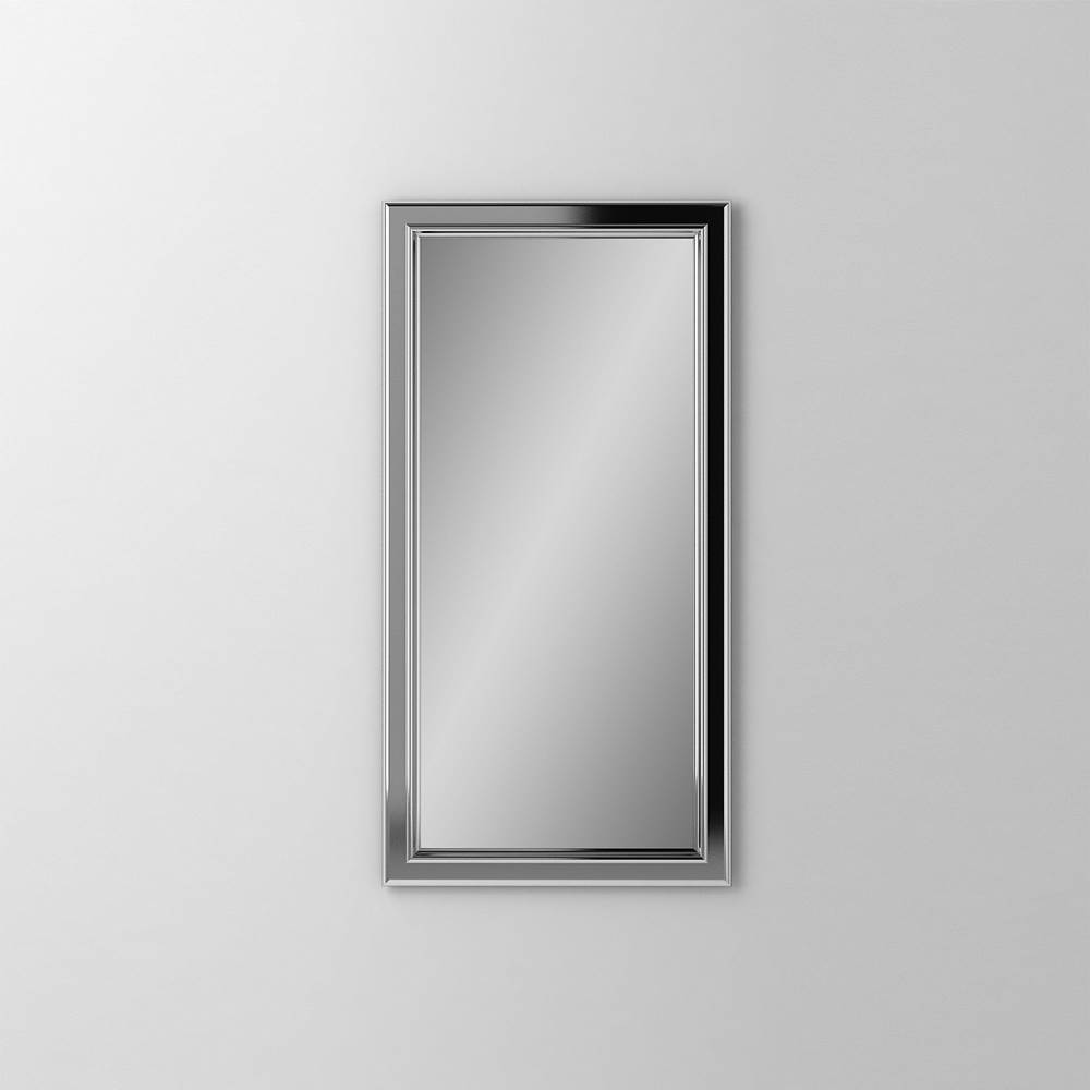Robern Main Line Mirror, 24'' x 40'' x 1-5/8'', Bryn Mawr Frame, Chrome