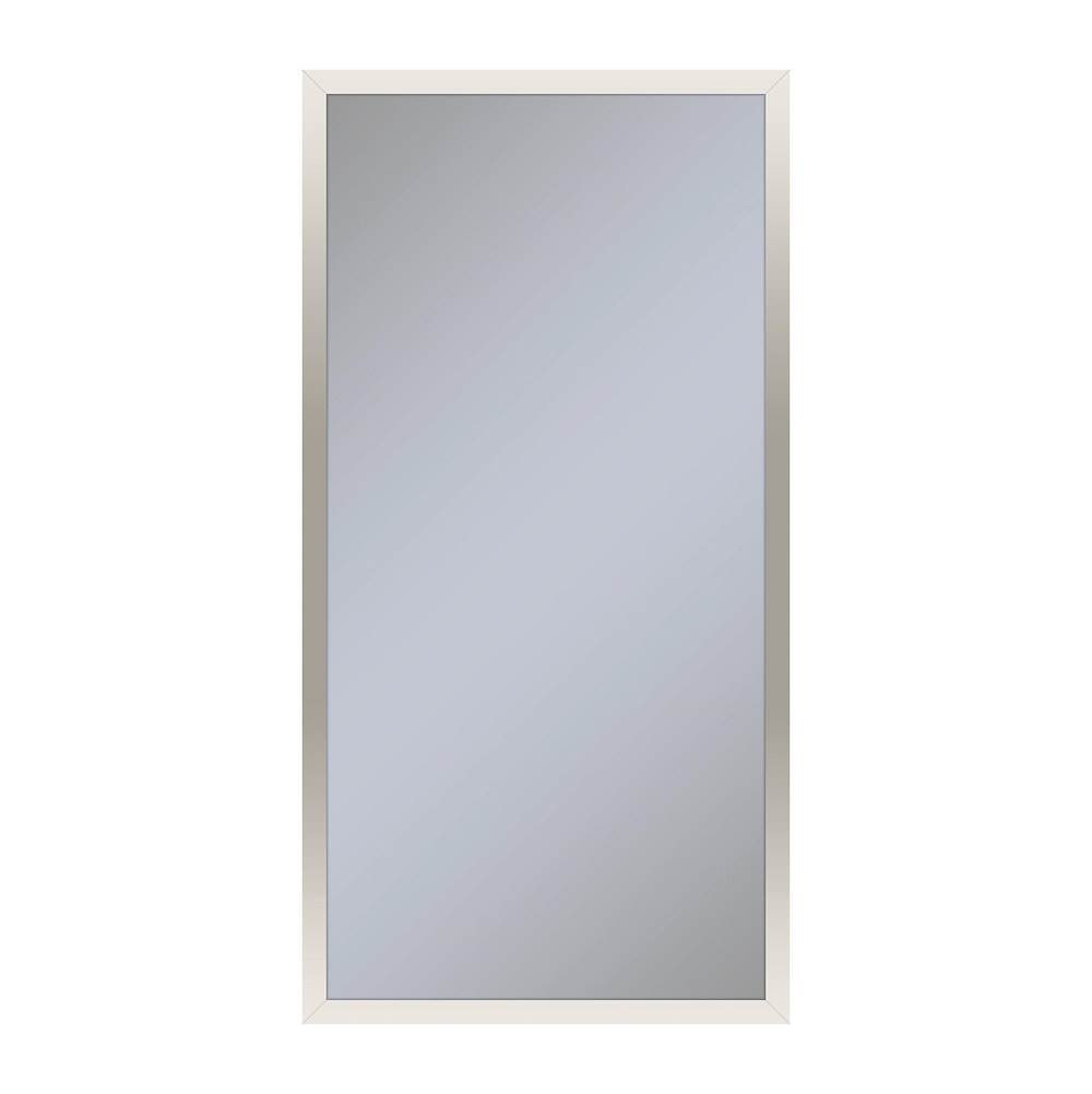 Robern Profiles Framed Cabinet, 16'' x 30'' x 6'', Polished Nickel, Non-Electric, Reversible Hinge
