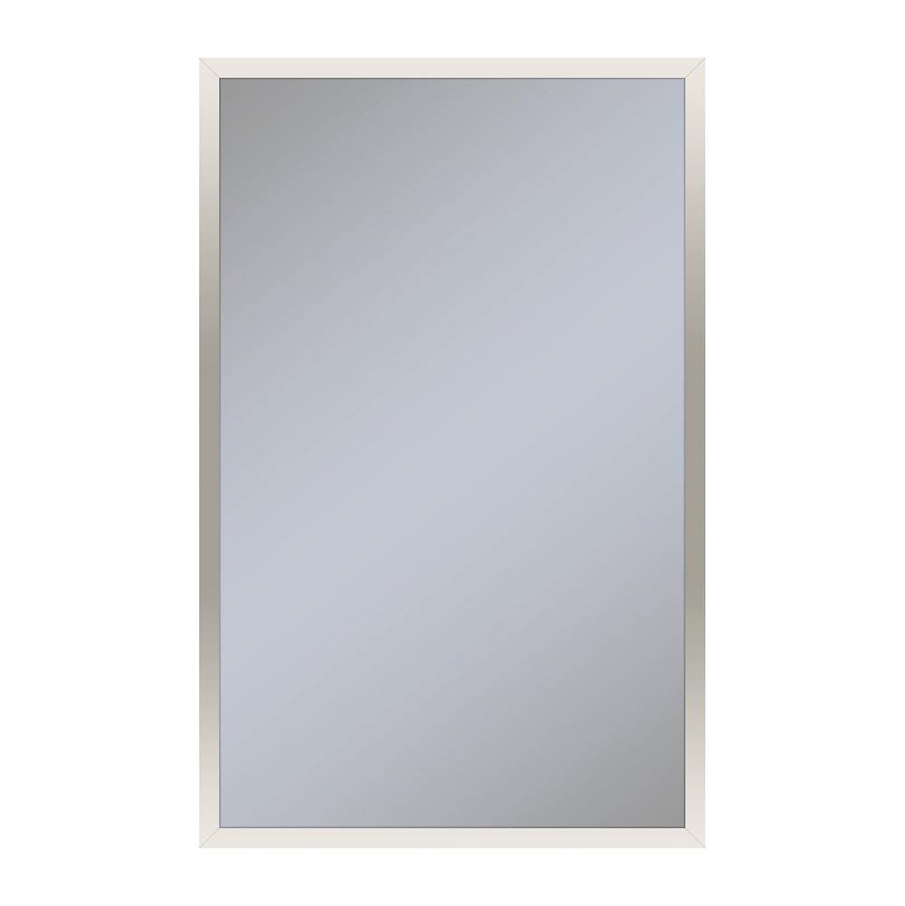 Robern Profiles Framed Cabinet, 20'' x 30'' x 4'', Polished Nickel, Non-Electric, Reversible Hinge