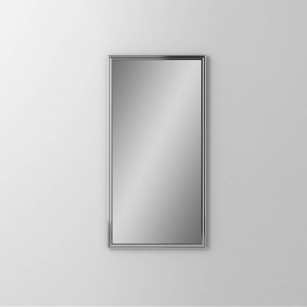 Robern Main Line Mirror, 16'' x 30'' x 1-5/8'', Rosemont Frame, Chrome