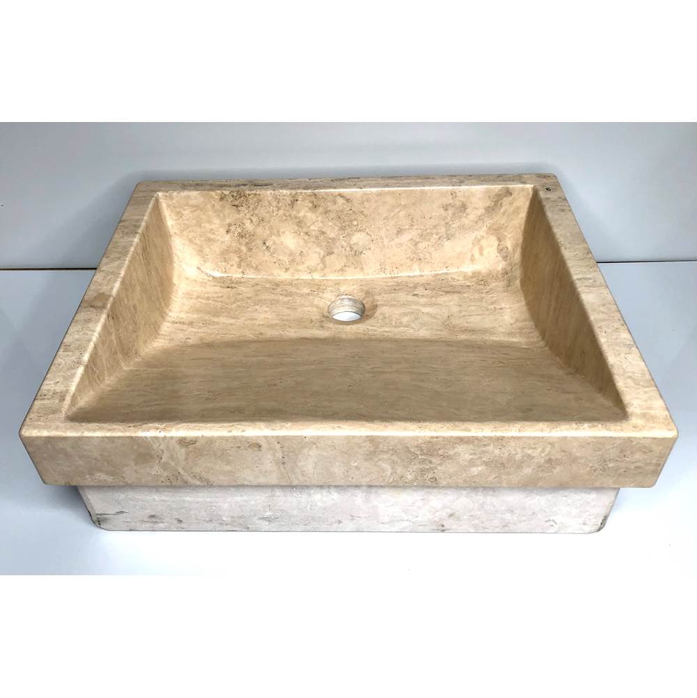 Santa Fe by Design Specials Simi Ressessed Stone Sink