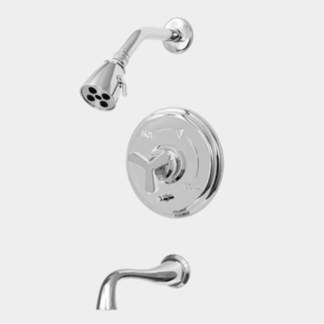 Sigma Pressure Balanced Tub & Shower Set Trim (Includes Haf And Wall Tub Spout) Moderne X Sable Bronze .80