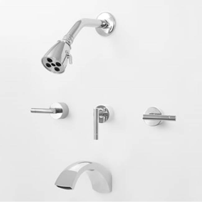 Sigma 3 Valve Tub & Shower Set Trim (Includes Haf And Wall Tub Spout) Palermo Sable Bronze .80