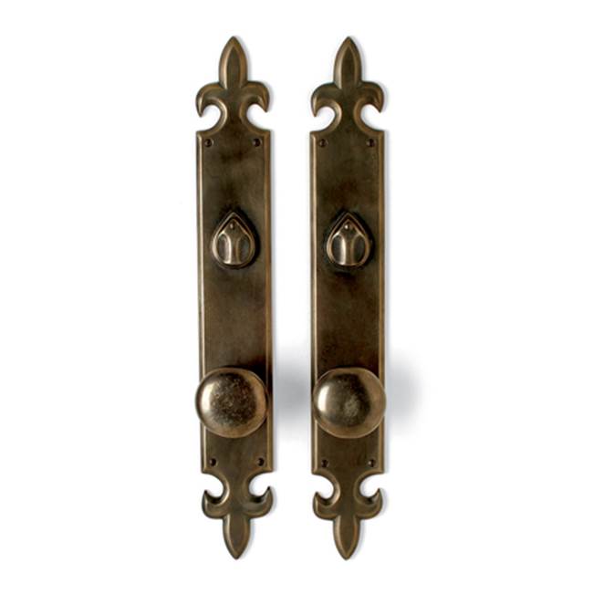 Sun Valley Bronze Single cylinder. Lever/knob x lever/knob deadbolt entry set. EP-1250KC (ext) EP-1250TPC (int)*
