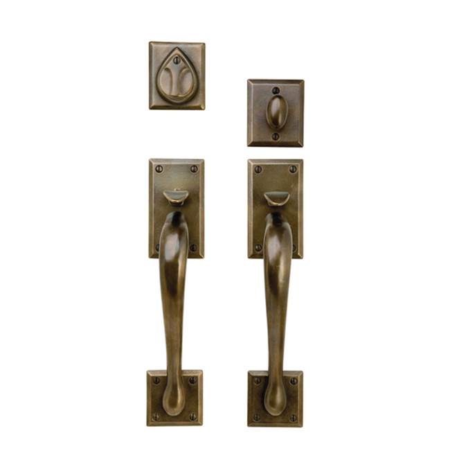 Sun Valley Bronze Single cylinder. Handle x handle. Sectional. EP-704ML-KC (ext) EP-704ML-TPC (int)*