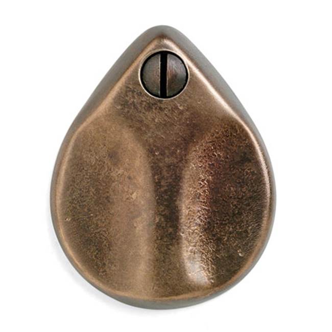 Sun Valley Bronze 2 1/2'' x 8 3/4'' Ridge Burlap mortise lock entry plate w/key cover.