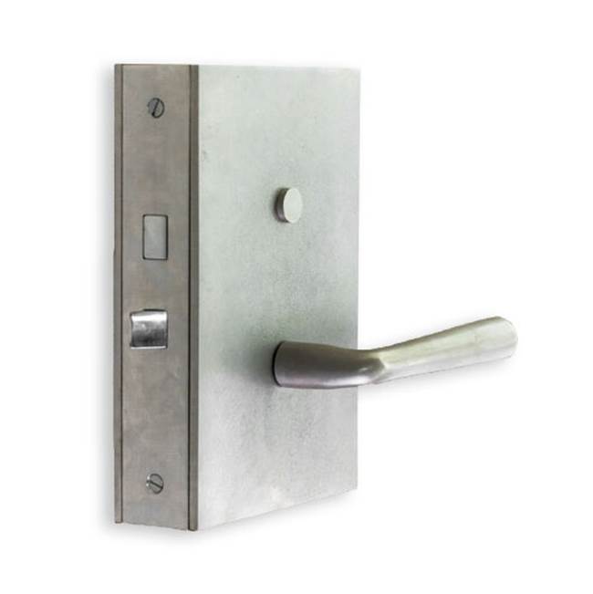 Sun Valley Bronze 3 1/2'' x 13'' Corduroy interior mortise lock plate w/emergency release cover.