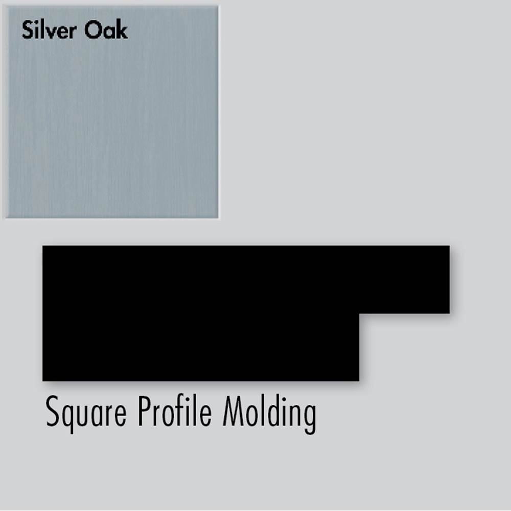 Strasser Woodenworks 2.25 X .75 X 72 Molding Square Silver Oak