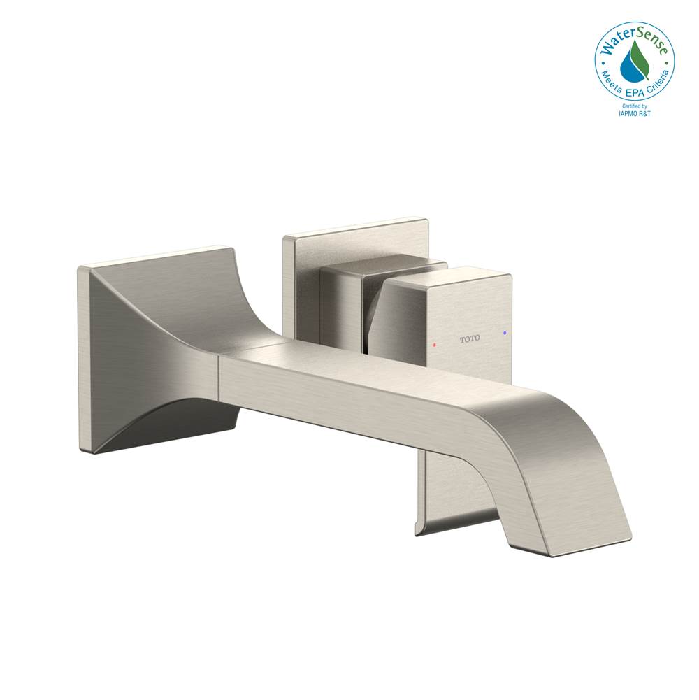 TOTO Toto® Gc 1.2 Gpm Wall-Mount Single-Handle Long Bathroom Faucet With Comfort Glide Technology, Brushed Nickel