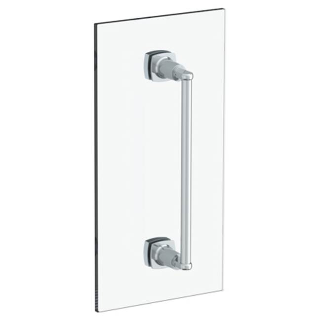 Watermark H-Line 12” shower door pull/ glass mount towel bar