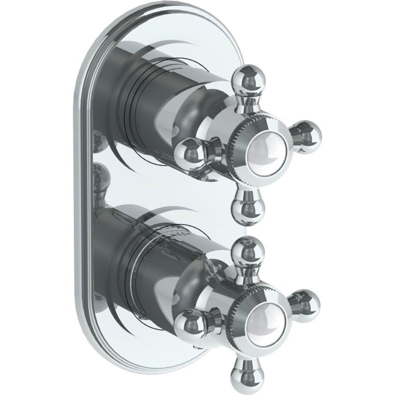Watermark Wall Mounted Mini Thermostatic Shower Trim with built-in control, 3 1/2''