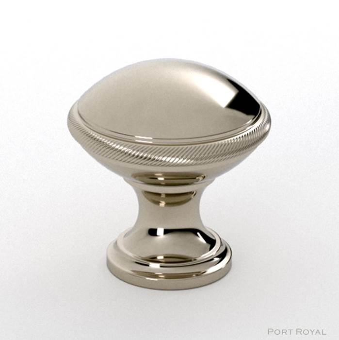 Water Street Brass Port Royal 1'' Rope Knob - Polished Antique
