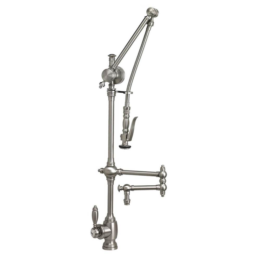Waterstone Waterstone Traditional Gantry Pulldown Faucet - 12'' Articulated Spout
